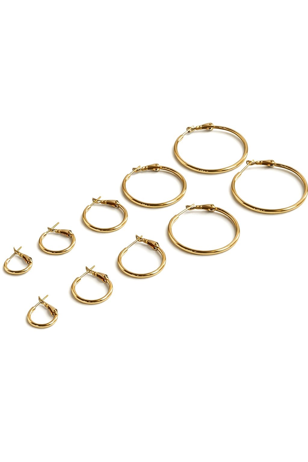 Bella Gold – moteriški paauksuoti auskarai – 18k – paauksuoti – papuošalai