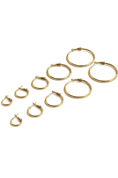 Bella Gold – moteriški paauksuoti auskarai – 18k – paauksuoti – papuošalai